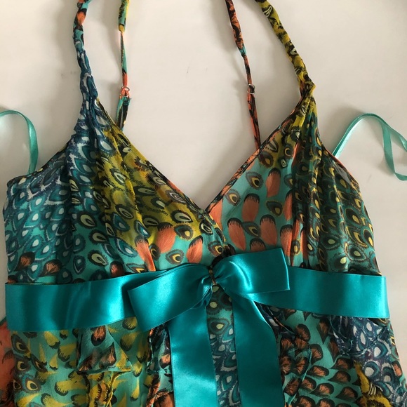 BCBG Maxazria Spaghetti Strap Cocktail Dress S 4 - Picture 9 of 11